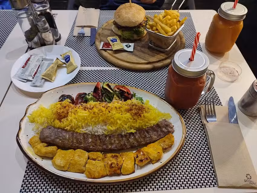 Azafran persian grill and smash burgers