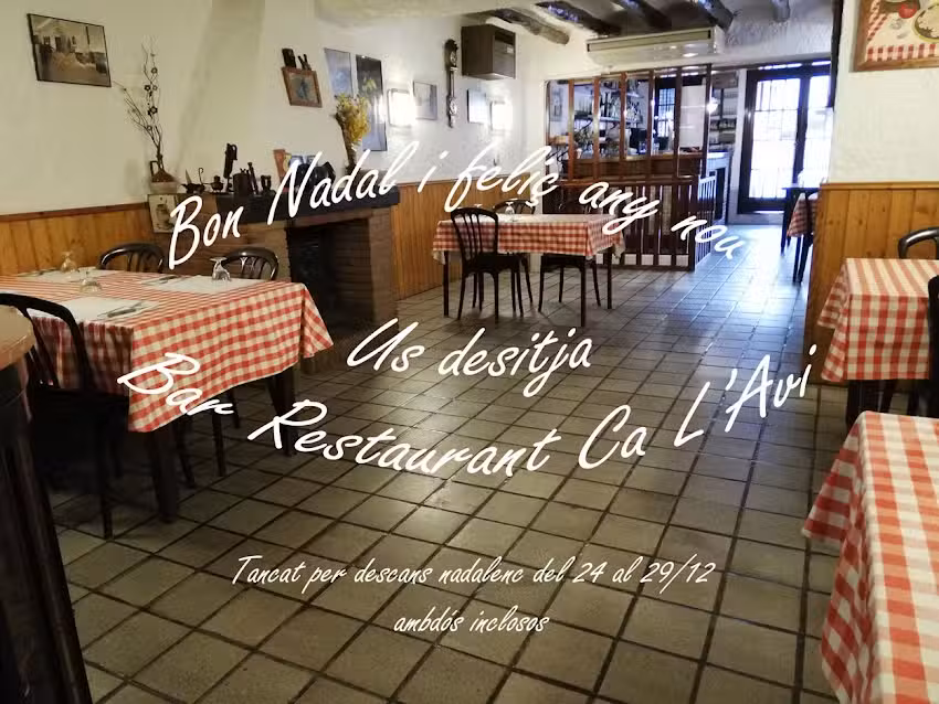 Bar Restaurant Ca l&rsquo;Avi s.l.
