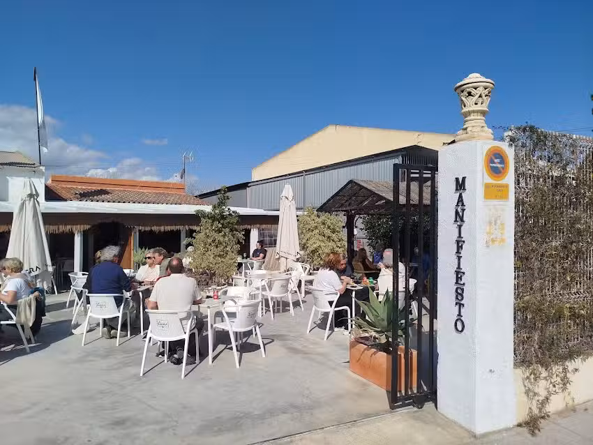 Bar restaurante manifiesto