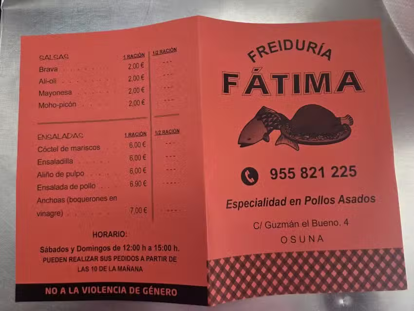 Freiduria de F&aacute;tima