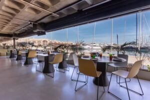 FRONT | Restaurante La Marina de Valencia, Edificio The Terminal Hub