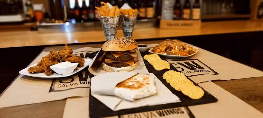 Hamburgueser&iacute;a Salva Wings