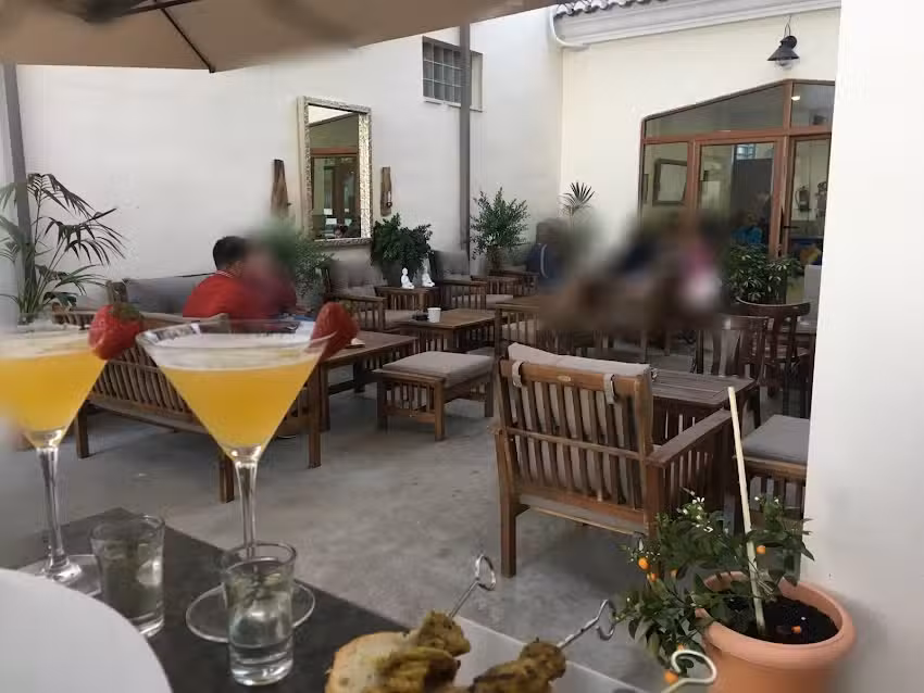 La terraza Lanjar&oacute;n
