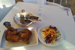 Pollo asado al carb&oacute;n
