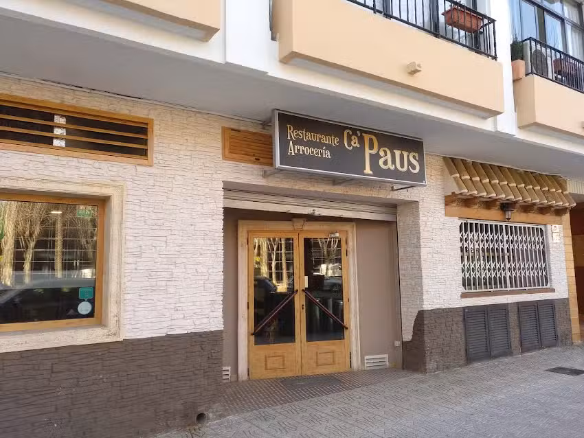 Restaurante Arrocer&iacute;a Ca&rsquo; Paus.