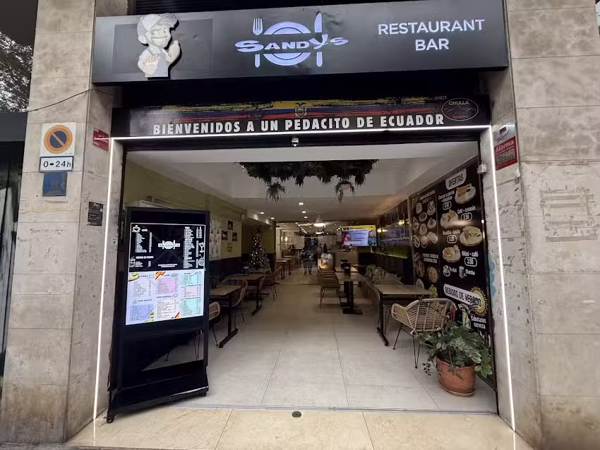Restaurante bar ecuatoriano Sandys.