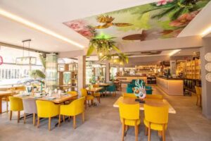 Restaurante Encanto metros de pizza en Cala Ratjada